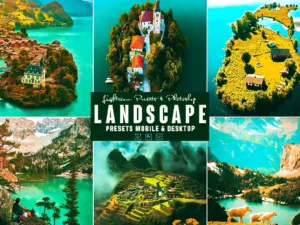 landscape photoshop action lightrom presets 2