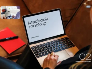 laptop computer display mockup