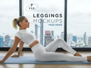 leggings mockups yoga room 9