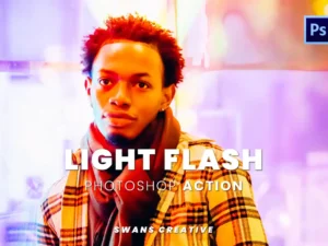 light flash photoshop action