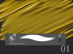 liquid gold mixer brushes for photoshop 2