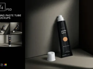 long paste tube mockups 5