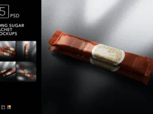 long sugar sachet mockups 6