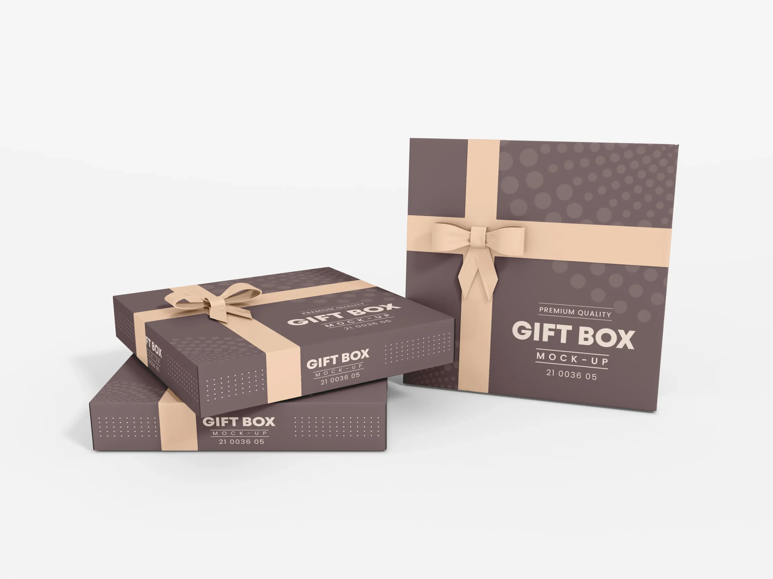 Luxury Gift Box Branding Mockup