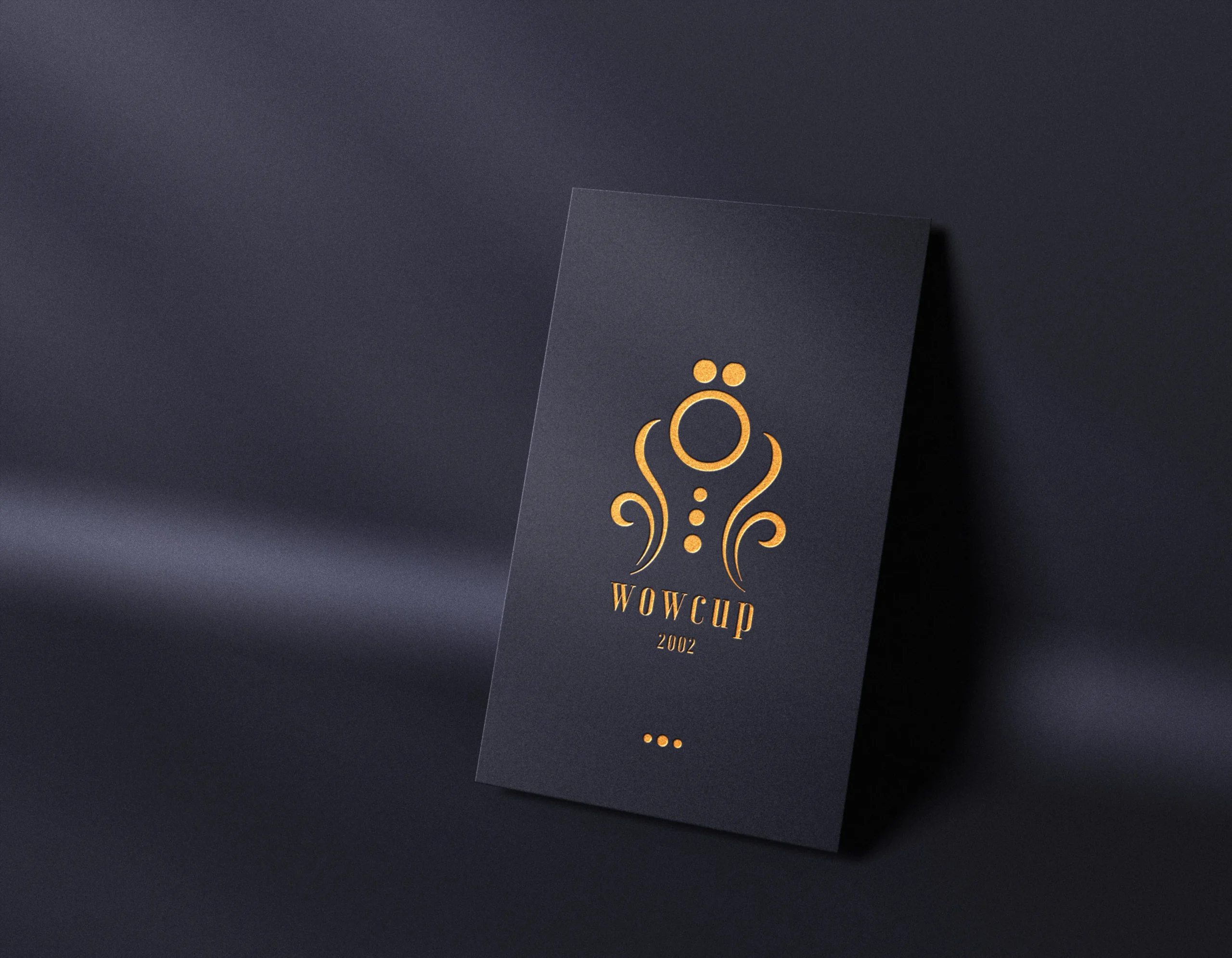 Luxury Letterpress Logo Mockup On Business Card