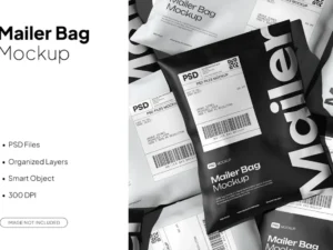 mailer bag mockup