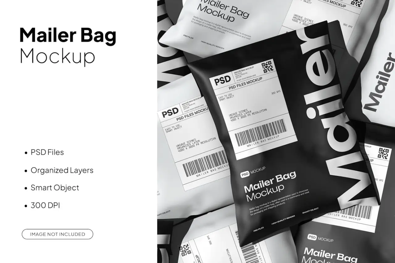 Mailer Bag Mockup