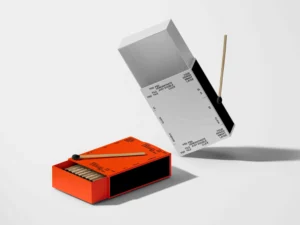 matches box mockup set 5