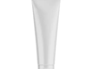 matte plastic cosmetic tube mockup