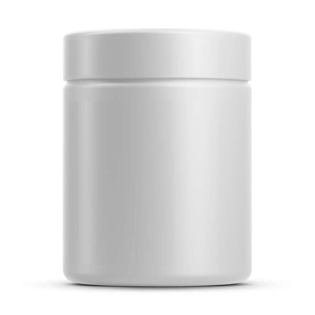 Matte Plastic Jar Mockup