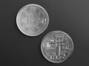 medal coin cryprocurency mockup 6