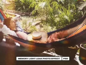 memory light leak photo effect