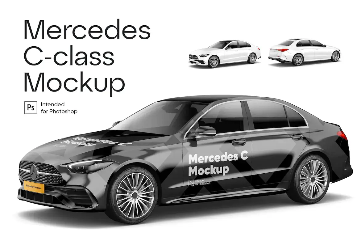 Mercedes C-Class Mockup