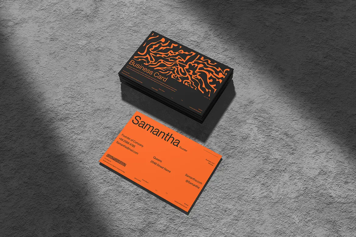 Mi-Business Card Mockup 19 mi business card mockup 3