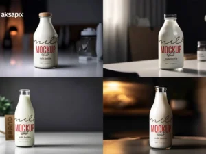 milk bottle mockup 1 5