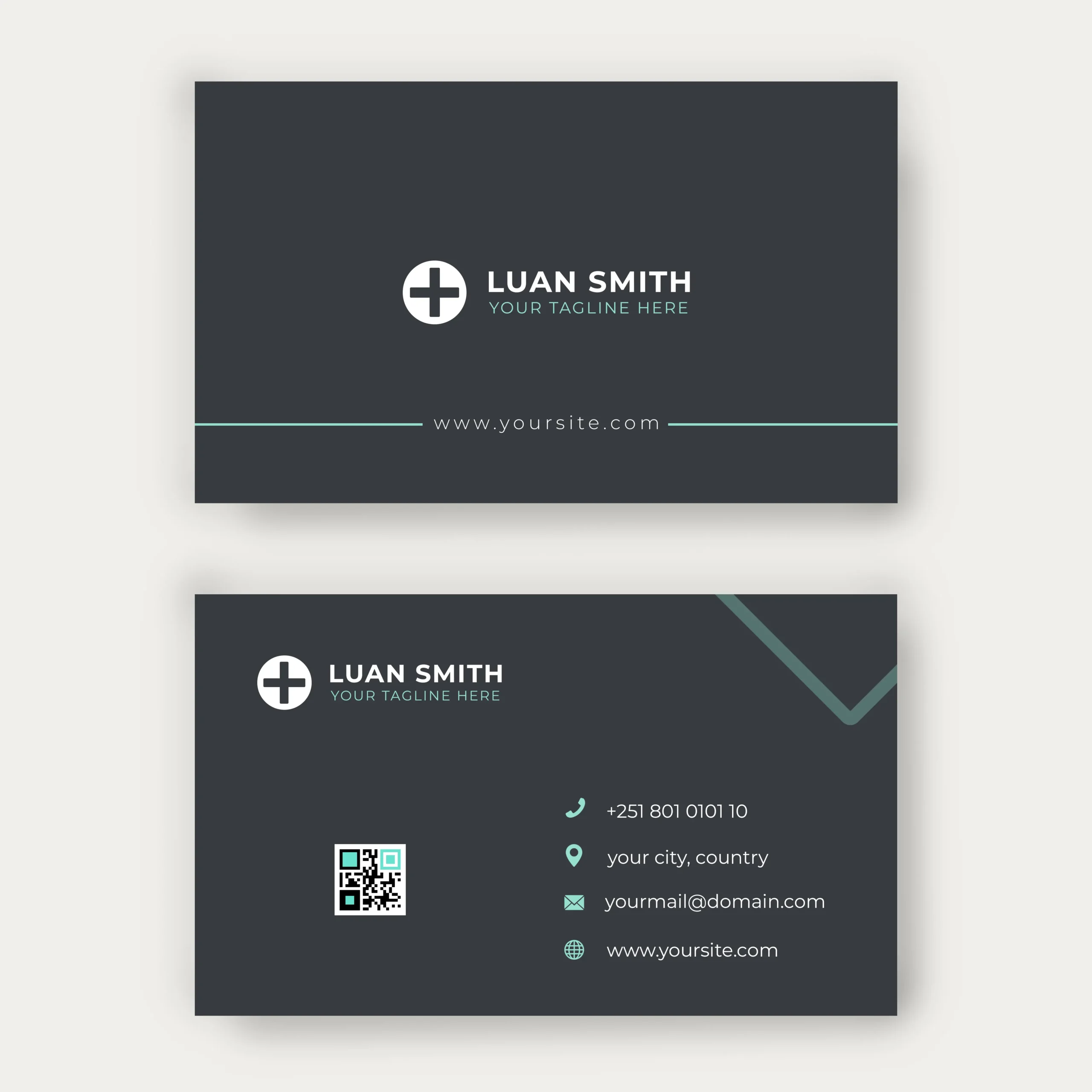 Minimal And Modern Business Card Template
