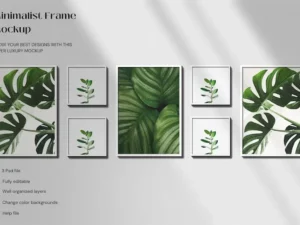 minimalist frame mockup