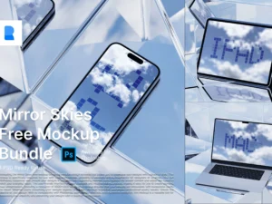 mirror skies bundle mockup