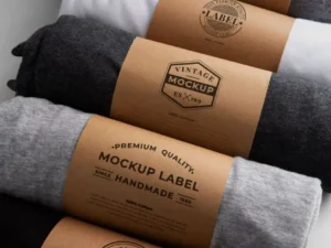 mockup label