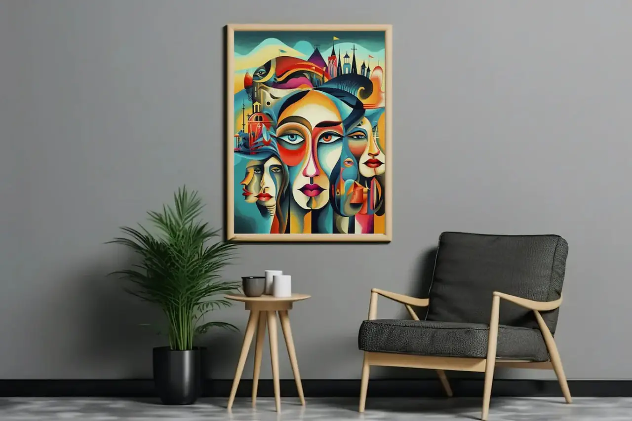 Modern Interior Frame Mockup