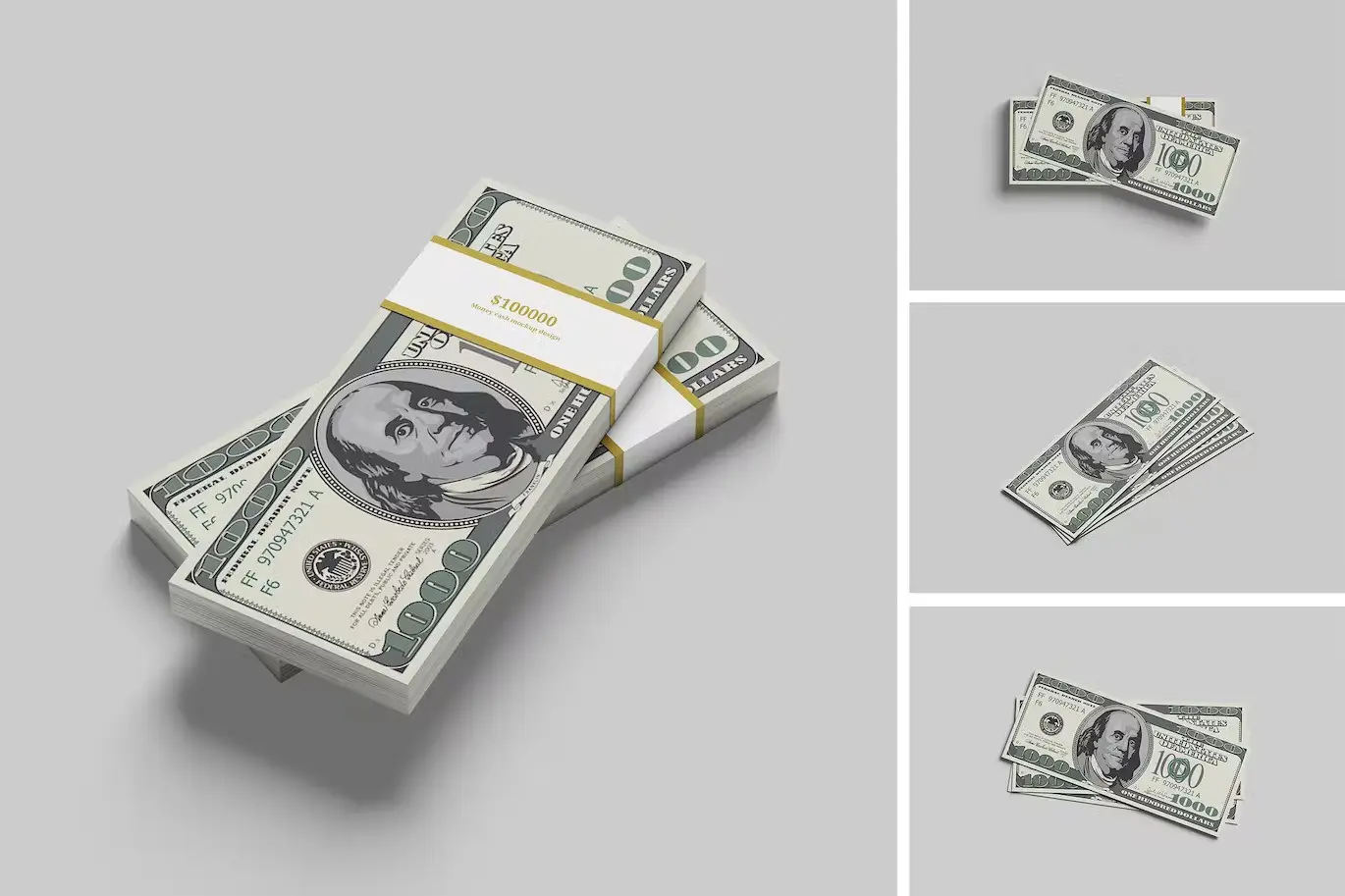 Money Cash Mockup 4 money cash mockup