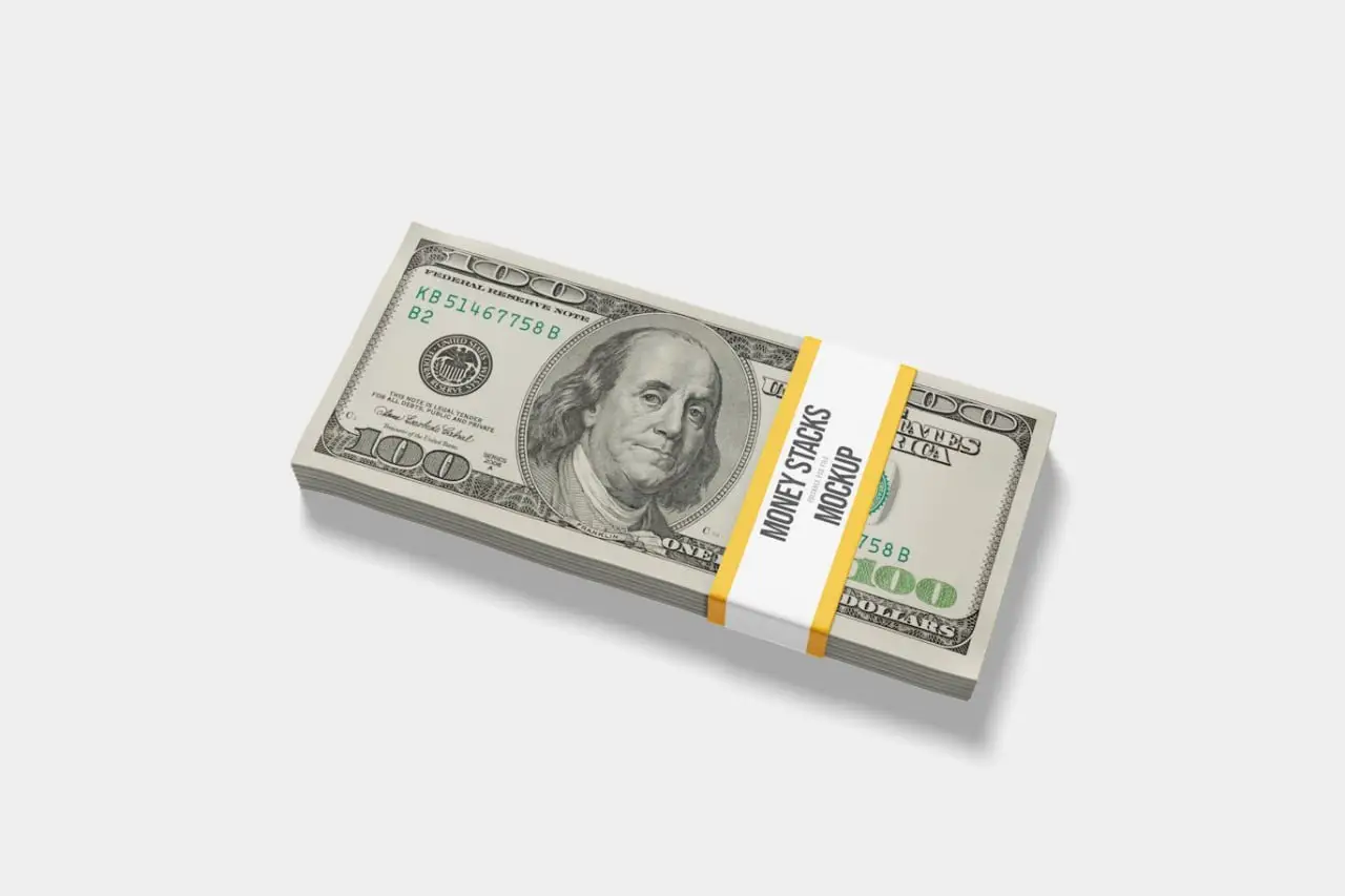 Money Stacks Mockup