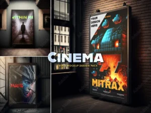 movie poster design mockup