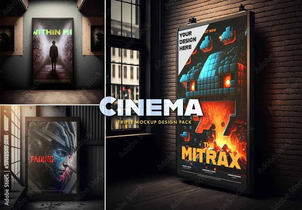 Movie Poster Design Mockup