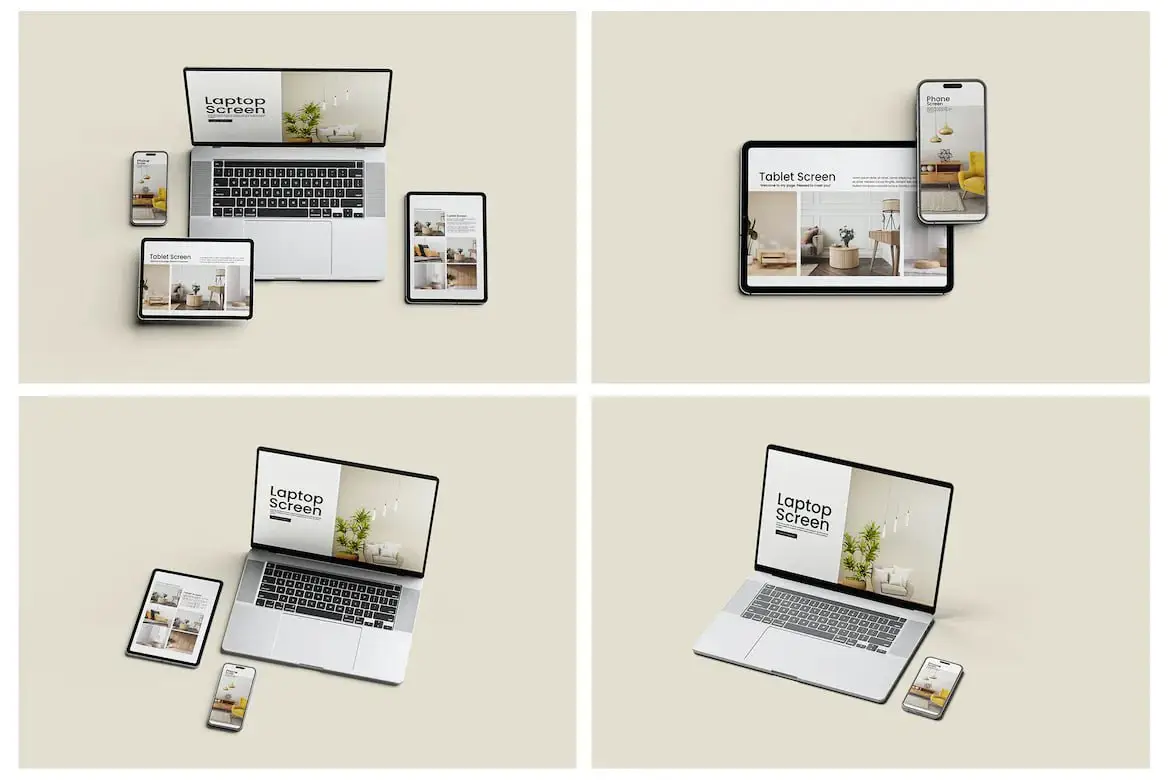 Multi Device Scene Creator Mockup
