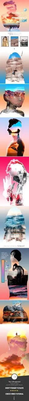 Multiple Exposure V2 Photoshop Action