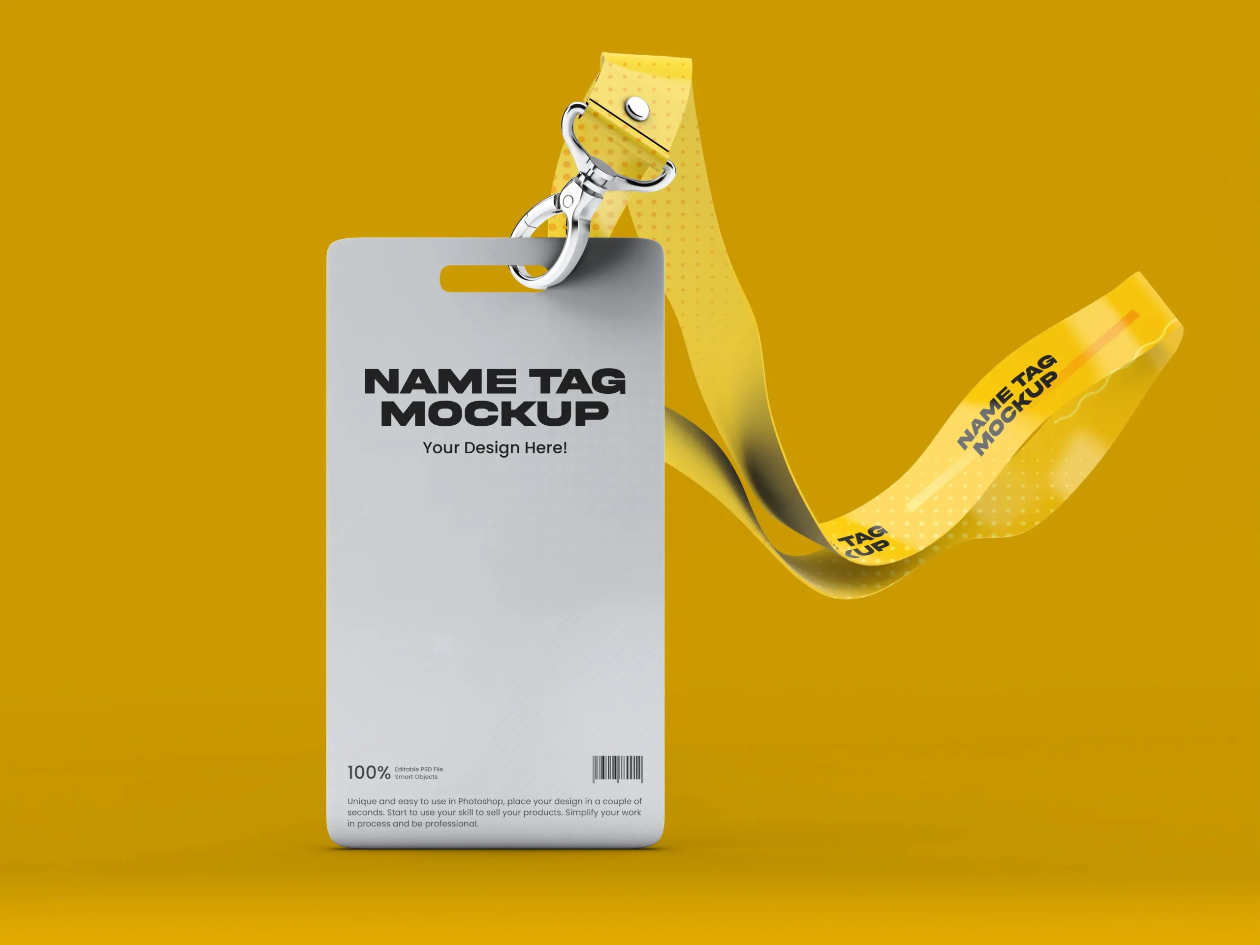 Name Tag Mockup