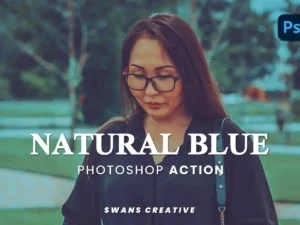 natural blue photoshop action 3