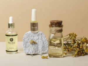 natural oil dropper packaging mockup 14