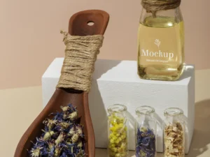 natural oil dropper packaging mockup 19