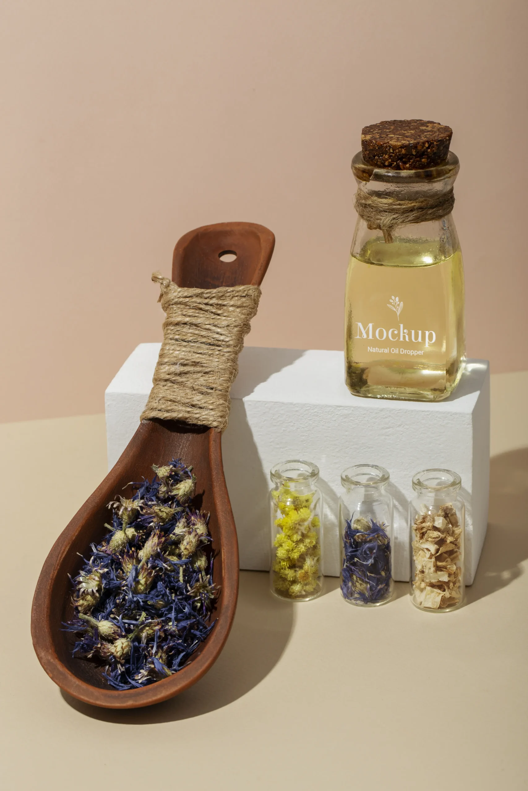 Natural Oil Dropper Packaging Mockup 19
