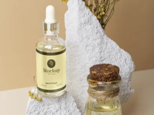 natural oil dropper packaging mockup 6