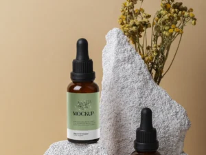 natural oil dropper packaging mockup 9
