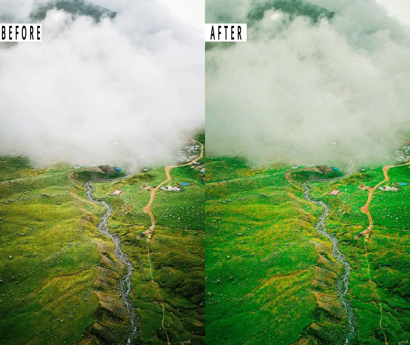 Nature Photoshop Action & Lightrom Presets 7 nature photoshop action lightrom presets 2