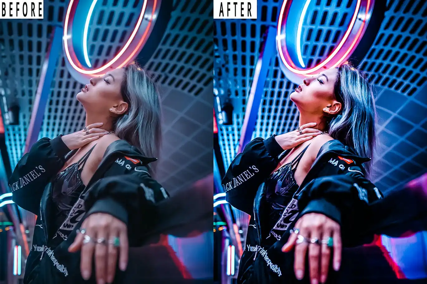 Neon Action & Lightrom Presets 3 neon action lightrom presets 4
