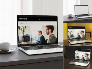 new macbook pro mockup set