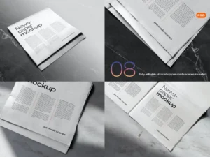 newspaper mockup scenes 9