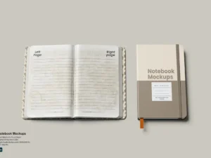 notebook mockup v