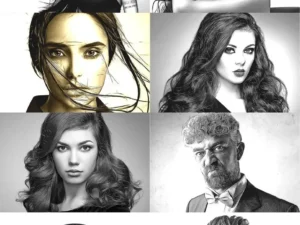 oil sketch photoshop action