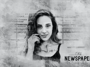 old newspaper photoshop action 2yb273g
