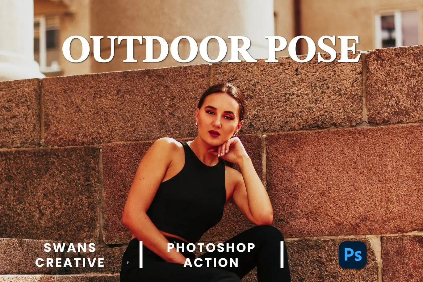 Outdoor Pose Photoshop Action