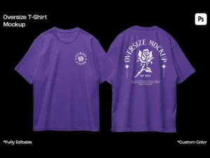 oversize t shirt mockup