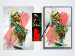 paints art photoshop action 2