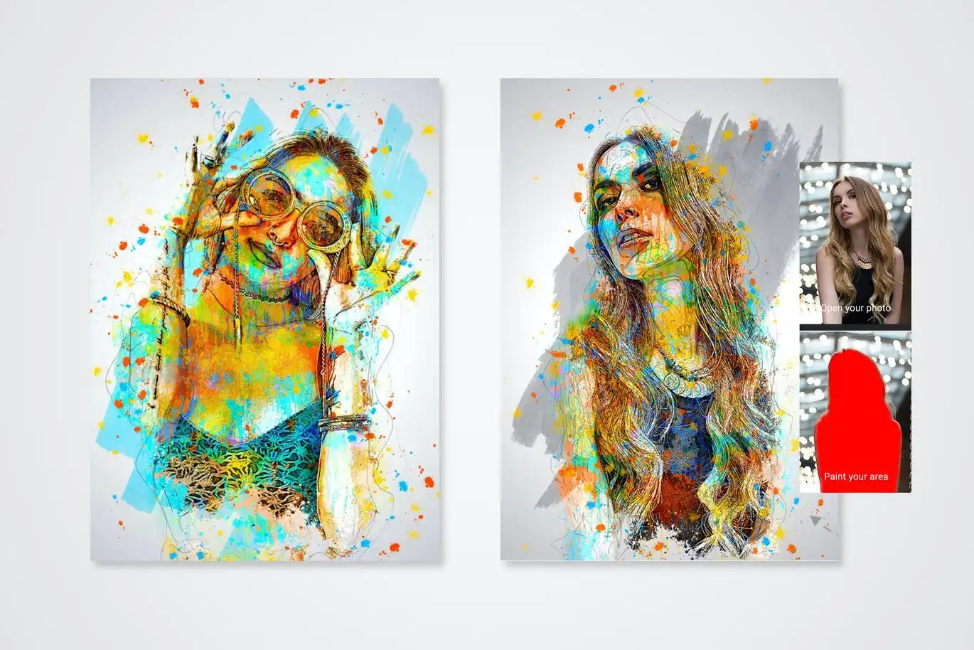 Paints Art Photoshop Action 3 paints art photoshop action