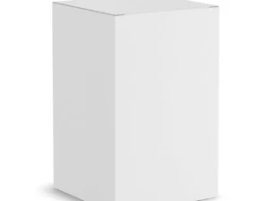 paper box mockup half side view 40 high angle shot