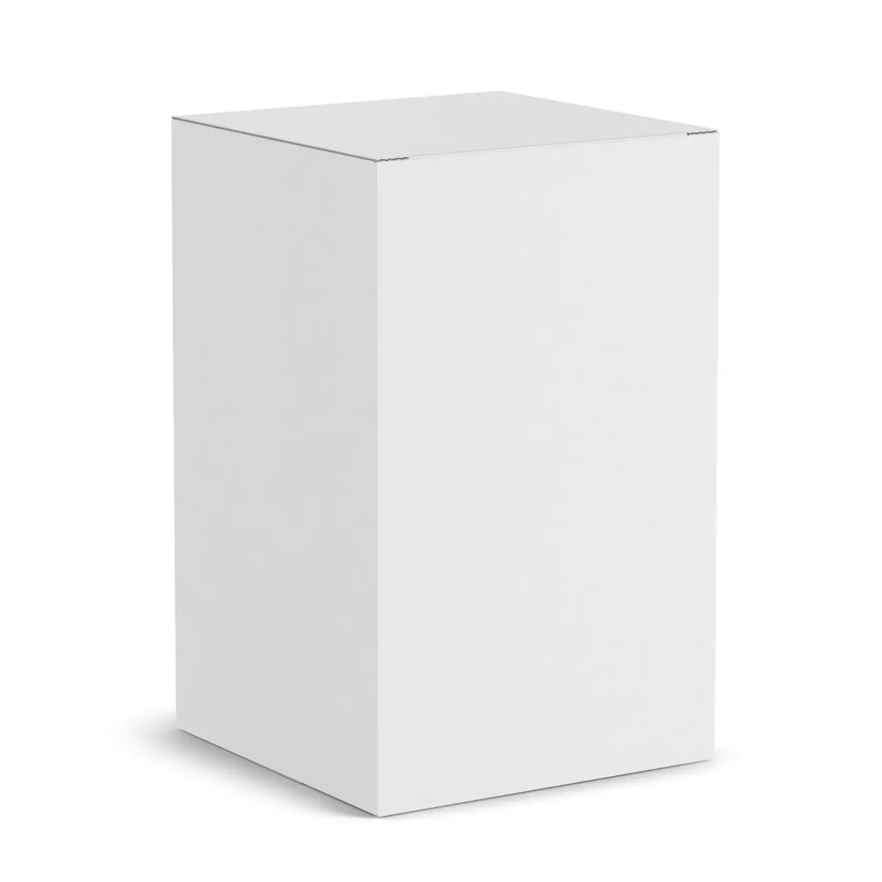 Paper Box Mockup (Half Side View) 40 High Angle Shot